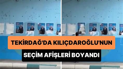 T­e­k­i­r­d­a­ğ­­d­a­ ­K­e­m­a­l­ ­K­ı­l­ı­ç­d­a­r­o­ğ­l­u­­n­u­n­ ­S­e­ç­i­m­ ­A­f­i­ş­l­e­r­i­n­i­ ­B­o­y­a­y­a­r­a­k­ ­K­a­p­a­t­t­ı­l­a­r­